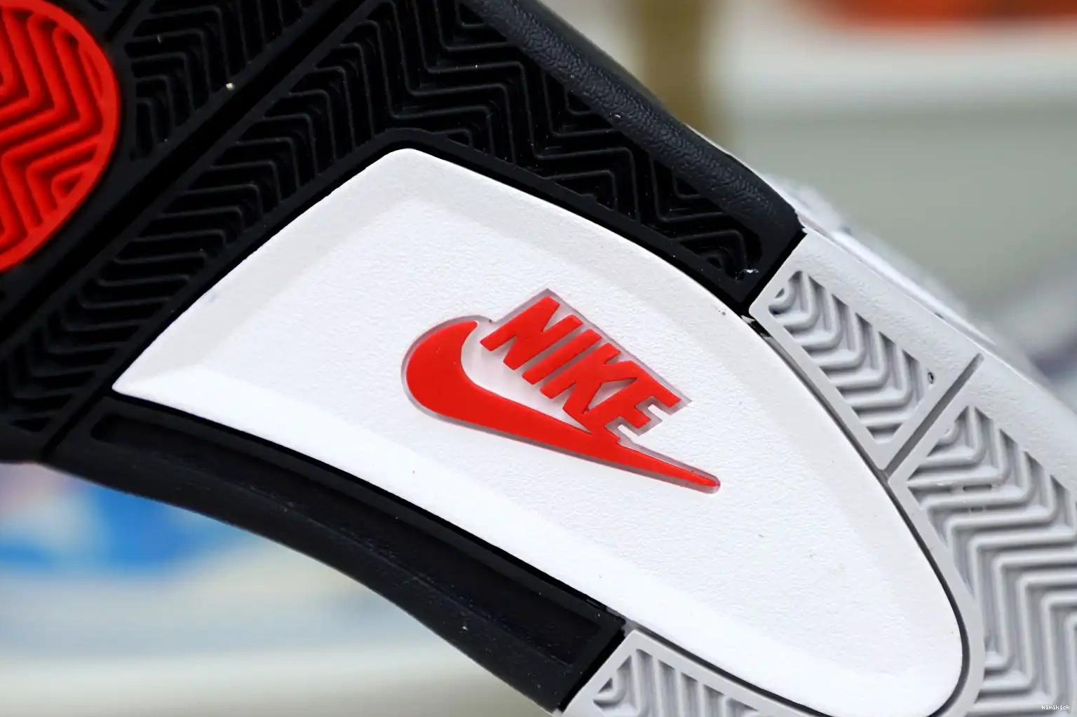 Kimikick White Jordan 4 Retro Air Cement 0519